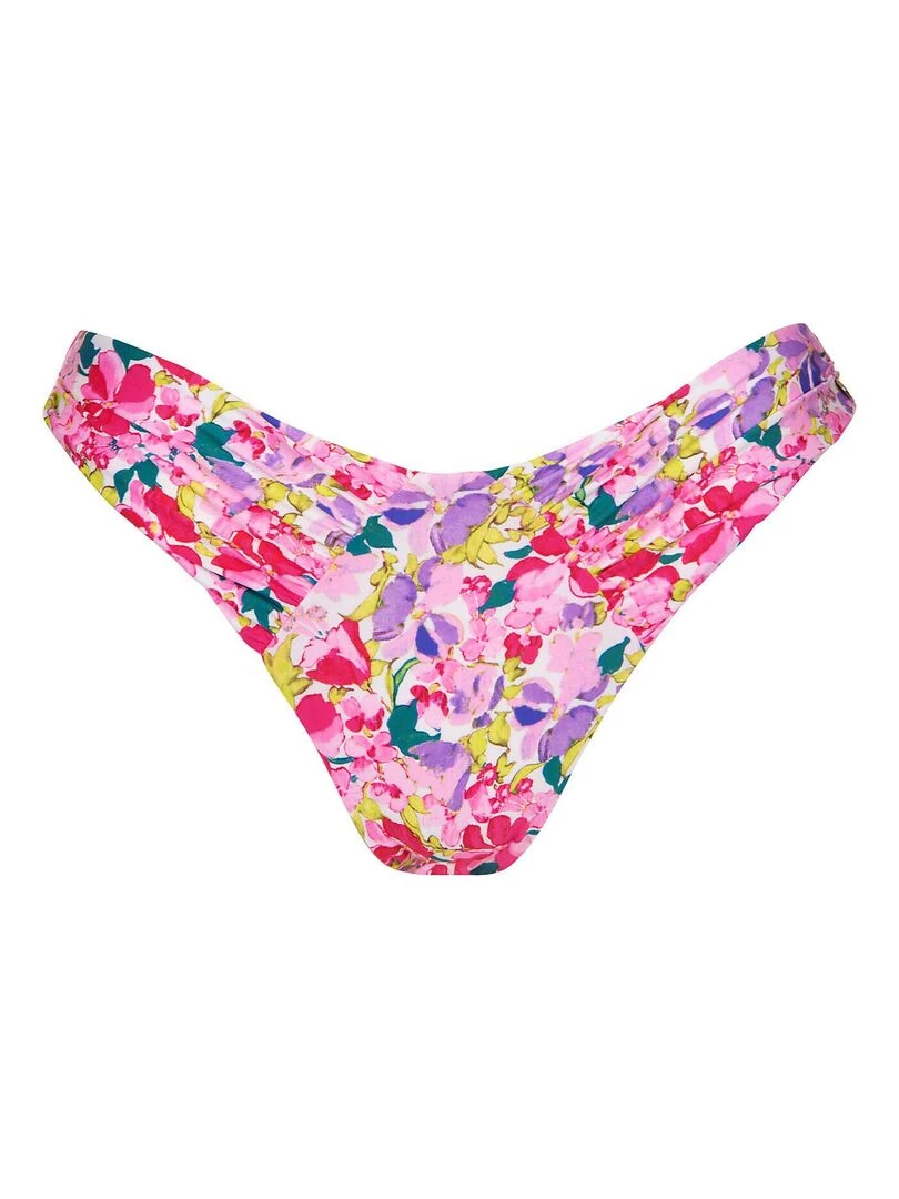 Bas maillot slip de bain échancré taille basse Napoli   Bleu