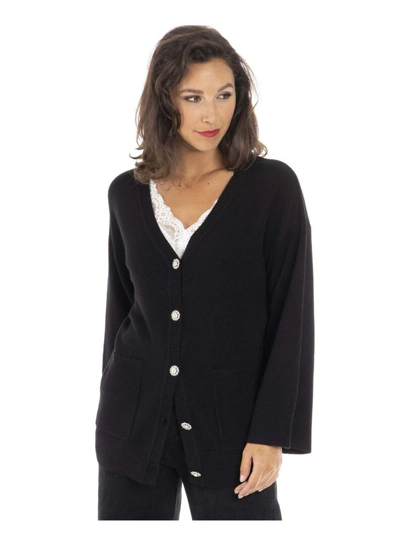 Gilet PAOLA Gérard Pasquier Noir Noir