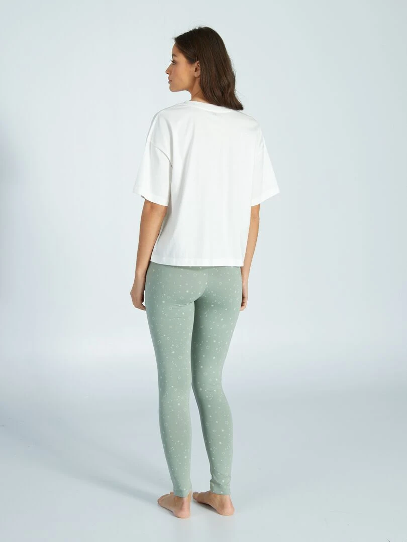 Pyjama long   'Star Wars'   2 pièces   VERT