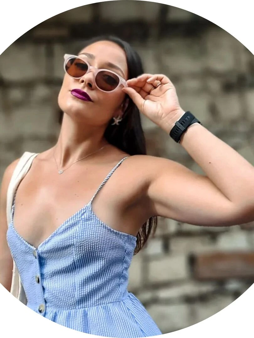 Lunettes de soleil recyclées Rose   Rose