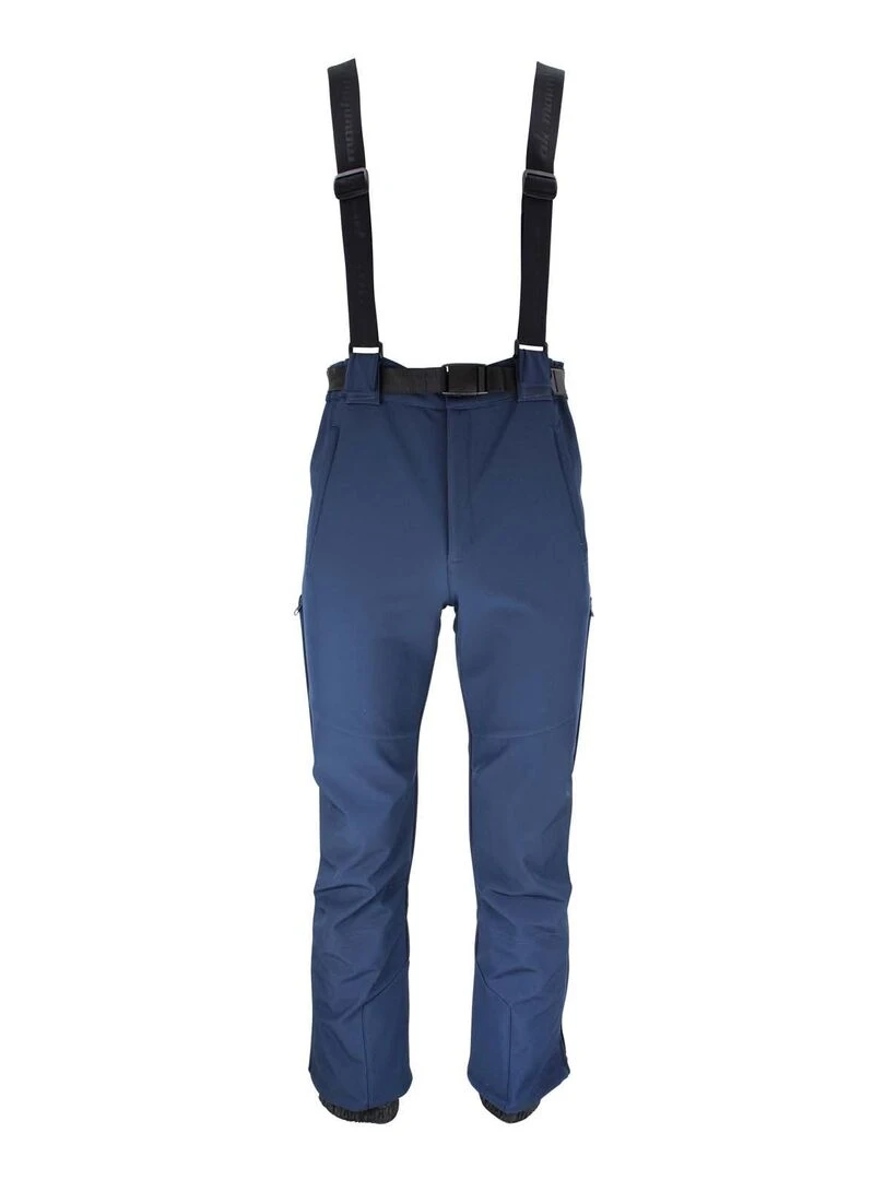 Pantalon de ski softshell homme CANDALO   PEAK MOUNTAIN   Bleu marine