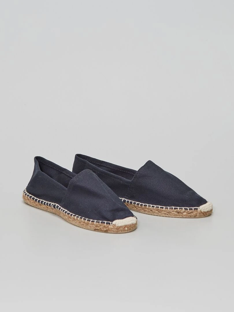 Espadrilles en toile Bleu marine