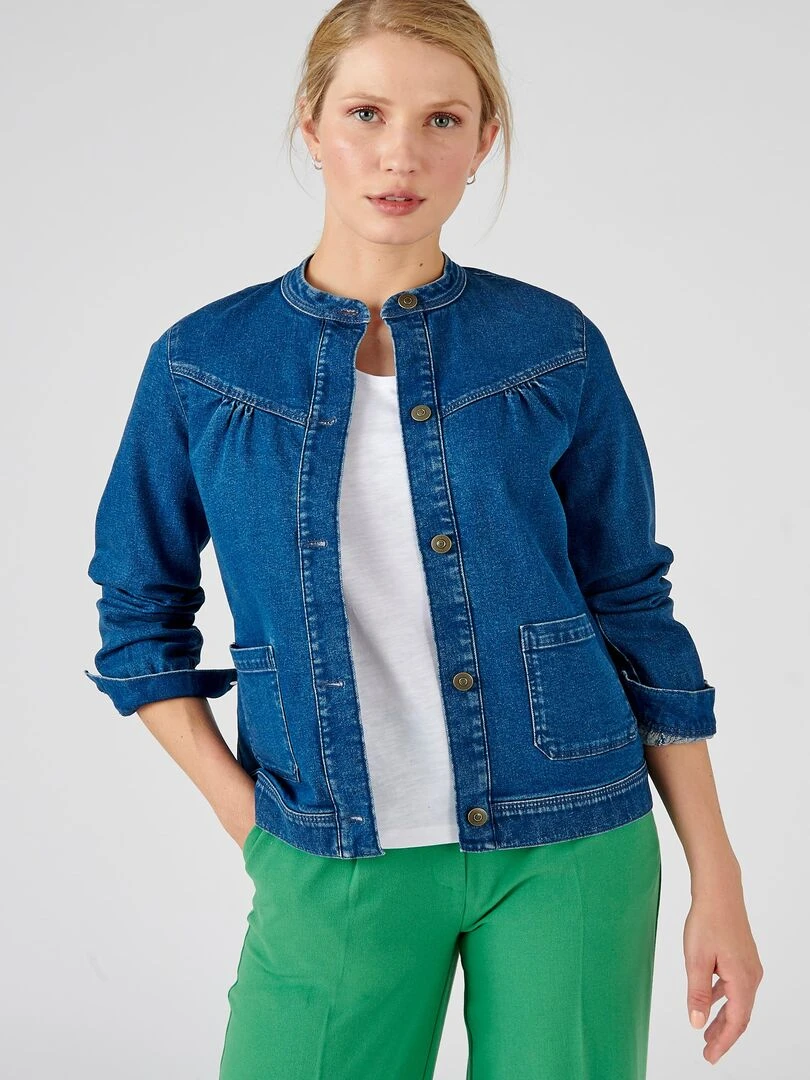 Veste en jean Damart Bleu