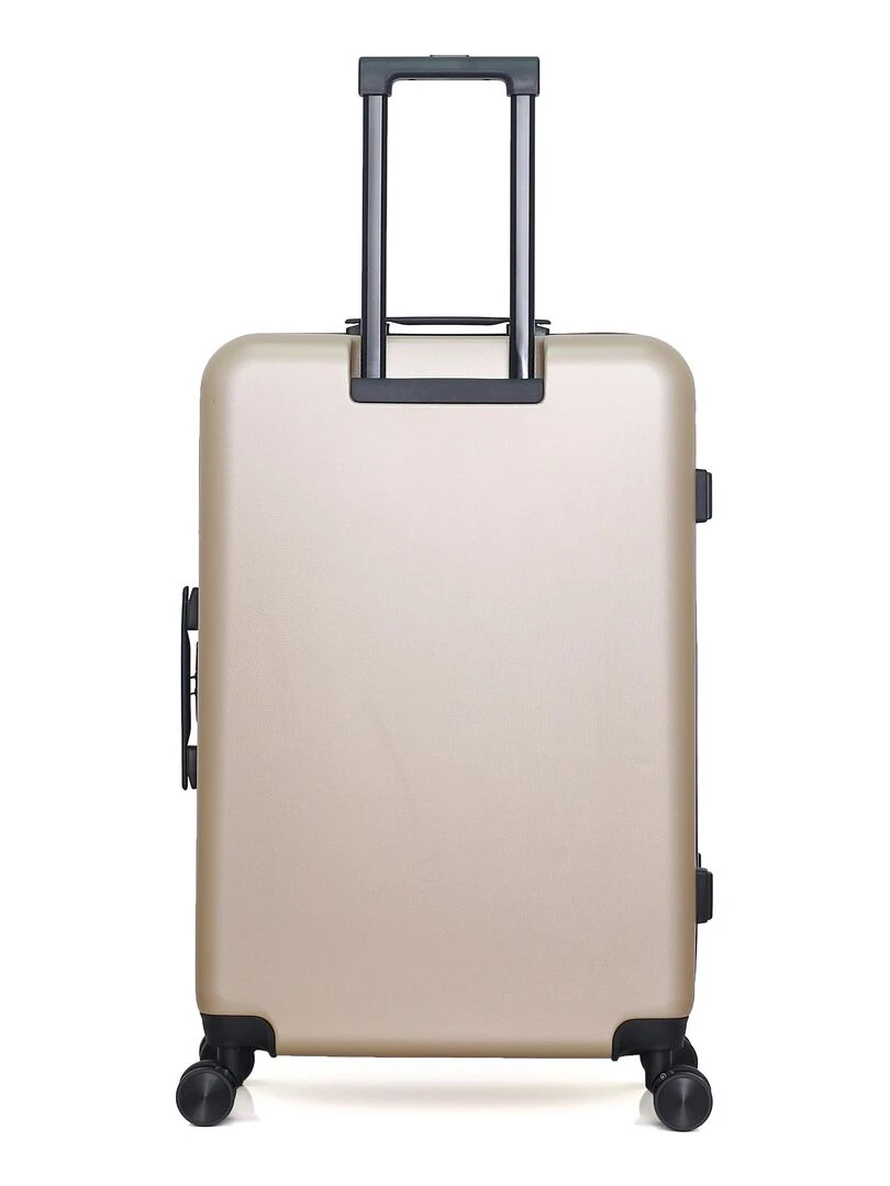 SWISS KOPPER   VALISE GRAND FORMAT ABS WIL 4 ROUES 75 CM   Beige