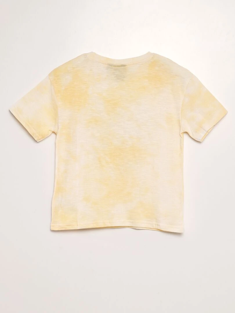 T shirt  'Bob l'éponge' manches courtes   Jaune