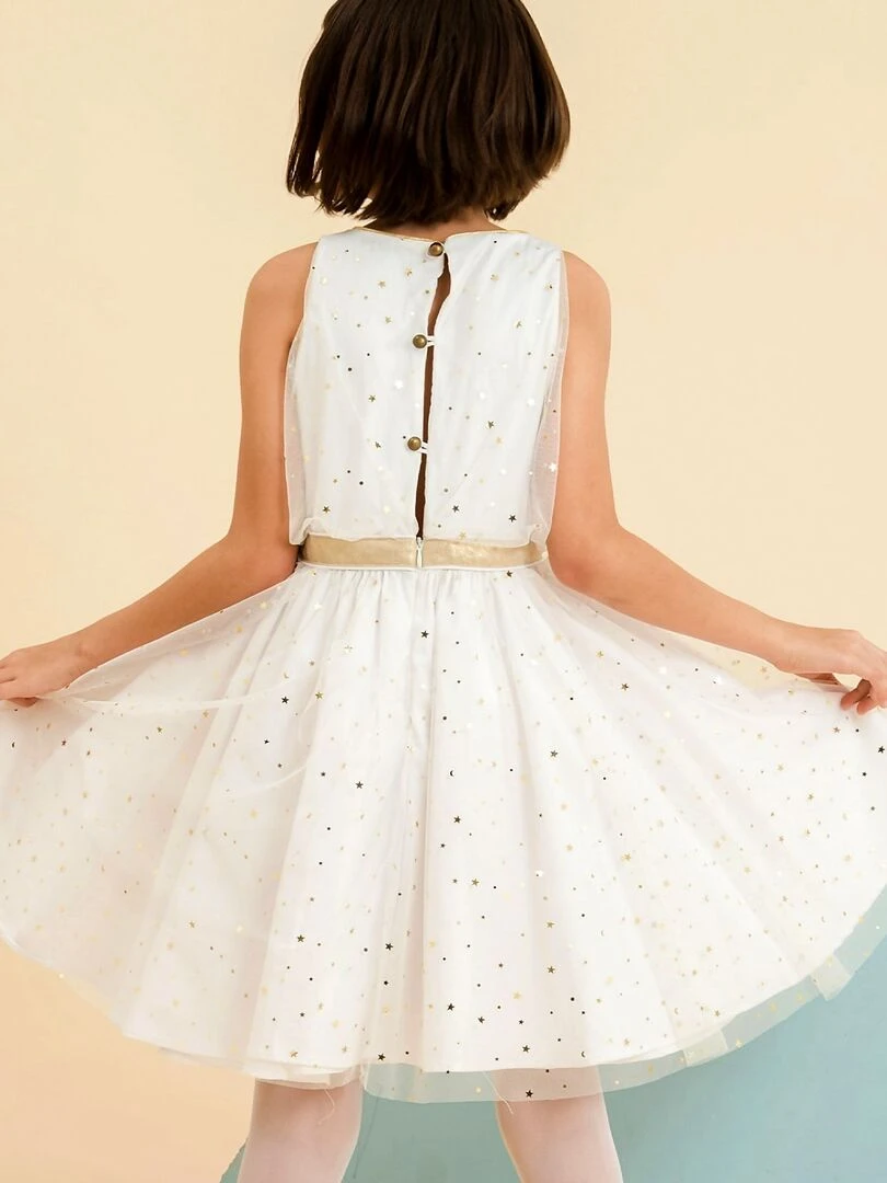 Robe tulle paillettes HEPBURN 'LA FAUTE A VOLTAIRE' Rouge