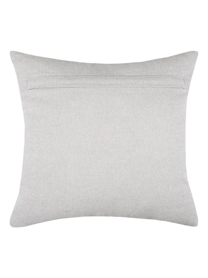 Coussin 40x40 cm Sophie naturel coton   Blanc