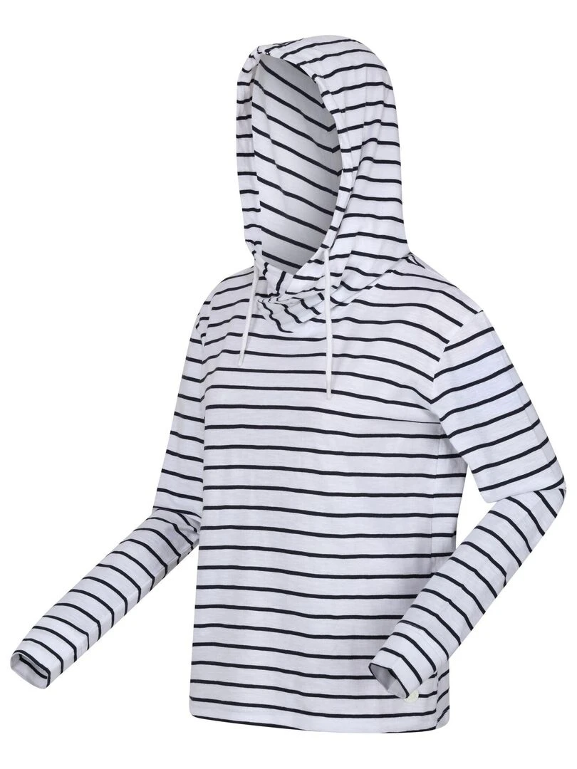 Regatta   Sweat à capuche MONSAL   Blanc Bleu