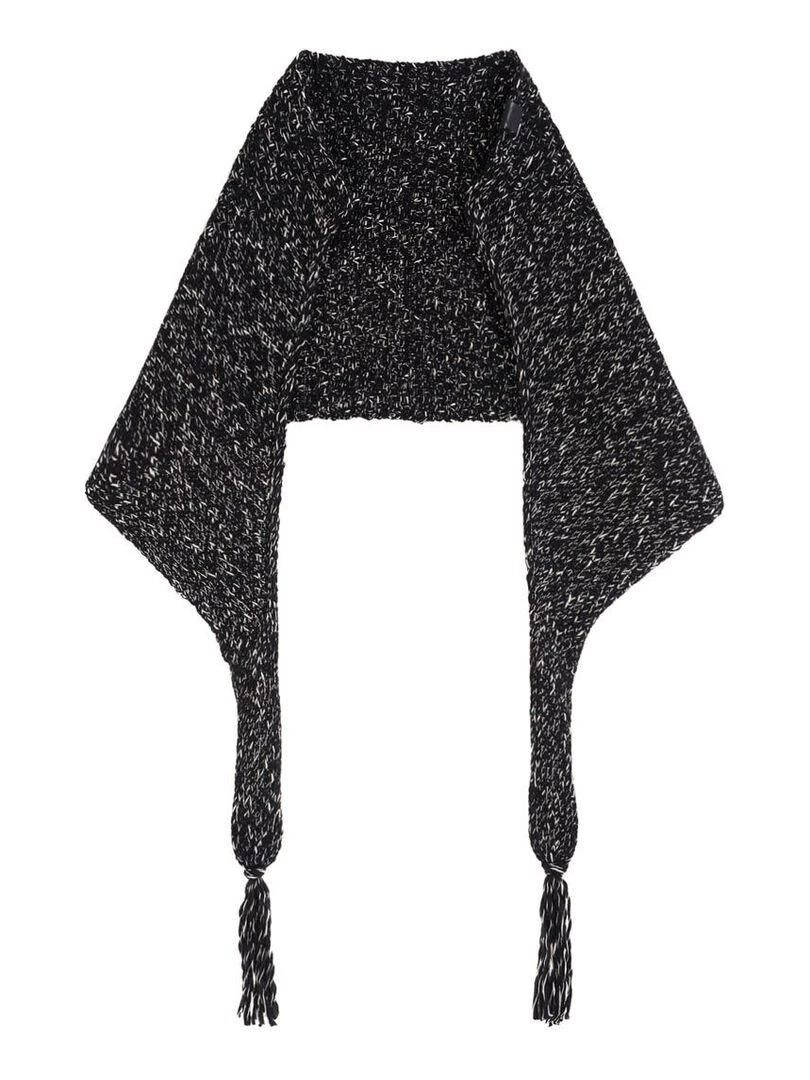 Ensemble Echarpe Bonnet Lumina Made in UE Noir