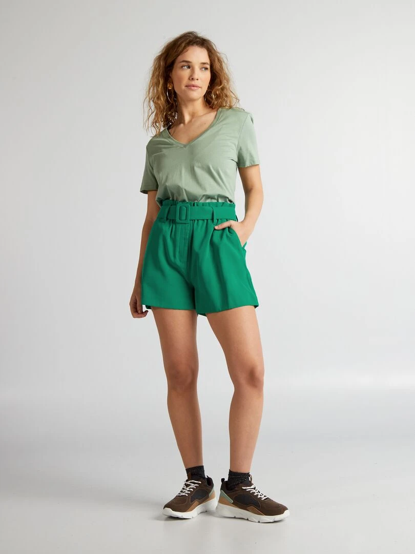 T shirt basique Vert