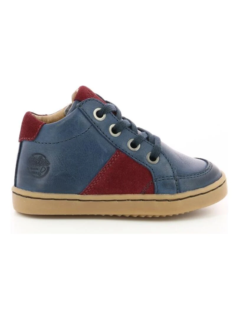 Sneakers hautes Cuir Wiki   Bleu marine