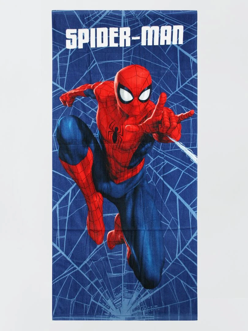 Serviette de plage 'Spider Man' Bleu
