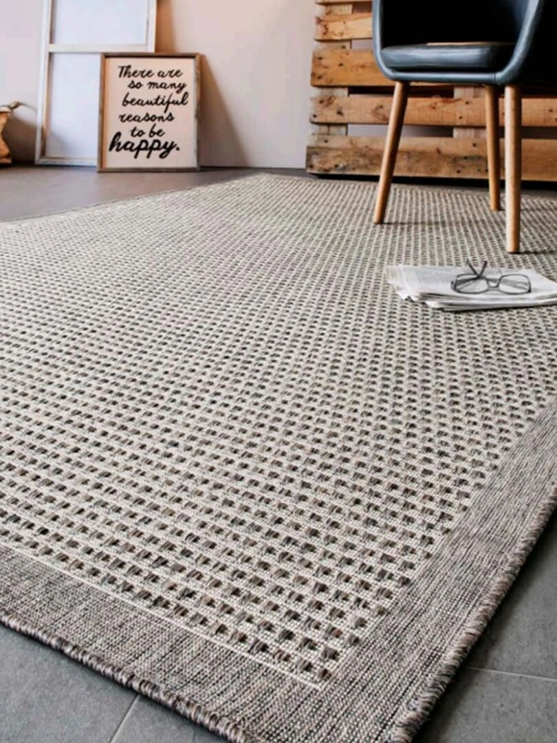 Tapis exterieur NOUCHY tissé OEKO TEX®   Beige