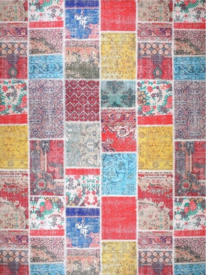 Tapis TETRIS couleur Froide Bleu