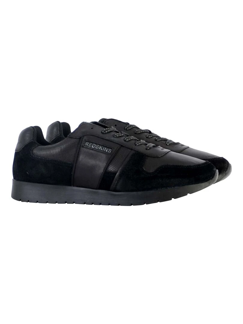 Basket Cuir Redskins Affairi   Noir