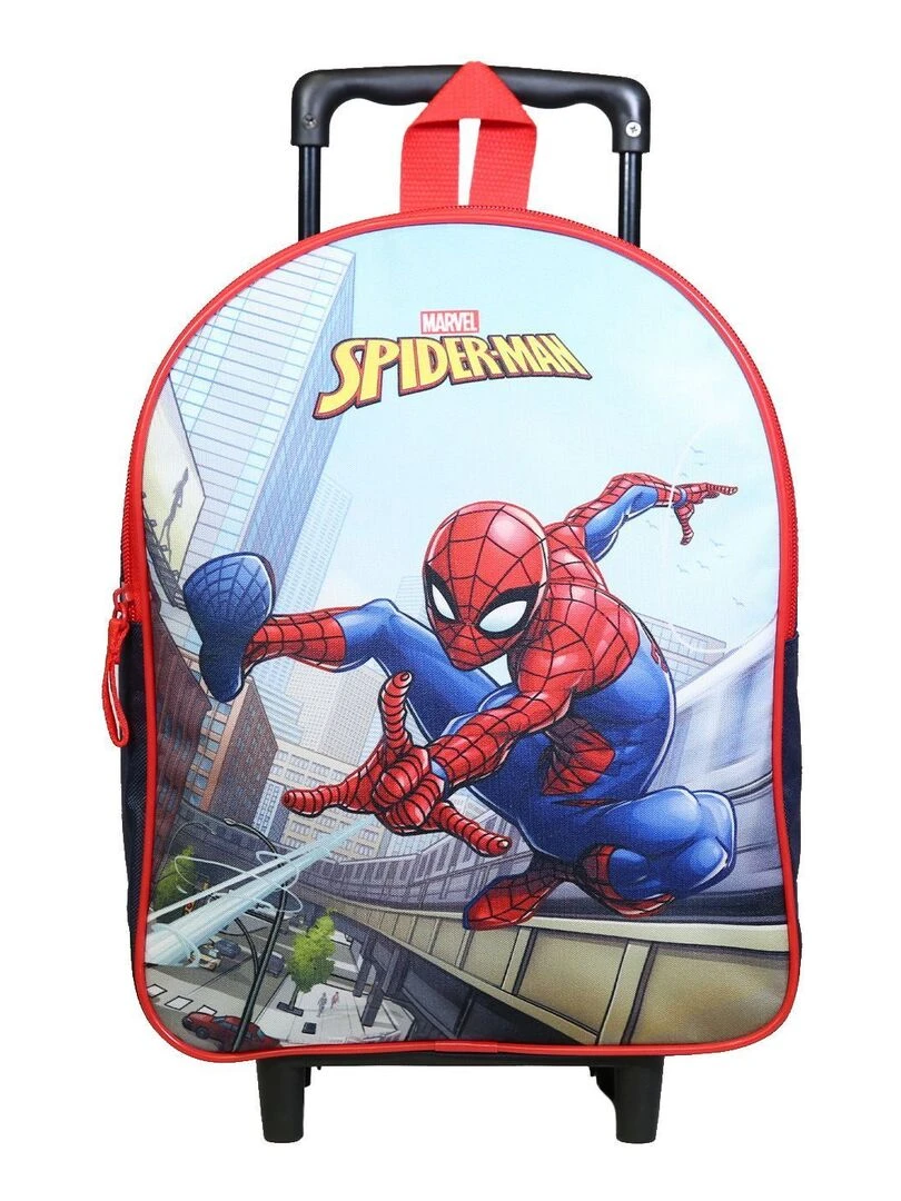 BAGTROTTER Sac à dos à roulettes 31 cm Marvel Spider Man Bleu Bleu