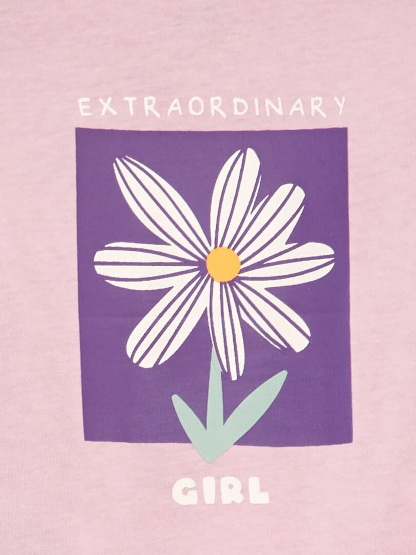 T shirt fête des mères   Rose