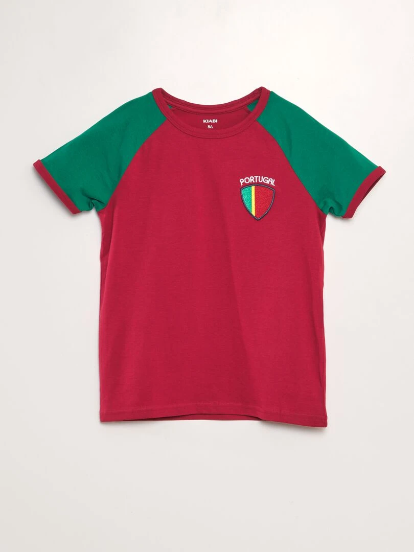 T shirt sport 'Equipe du Portugal' Rouge