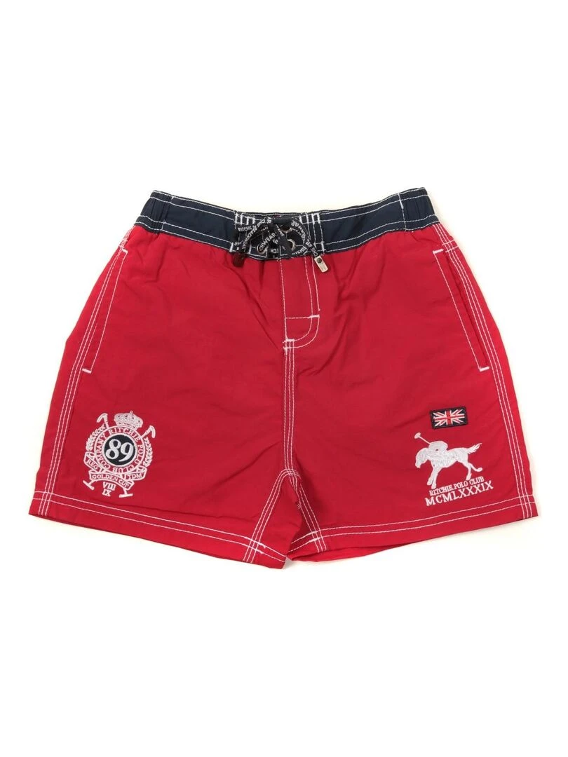 SHORT DE BAIN GOURME BOY Rouge