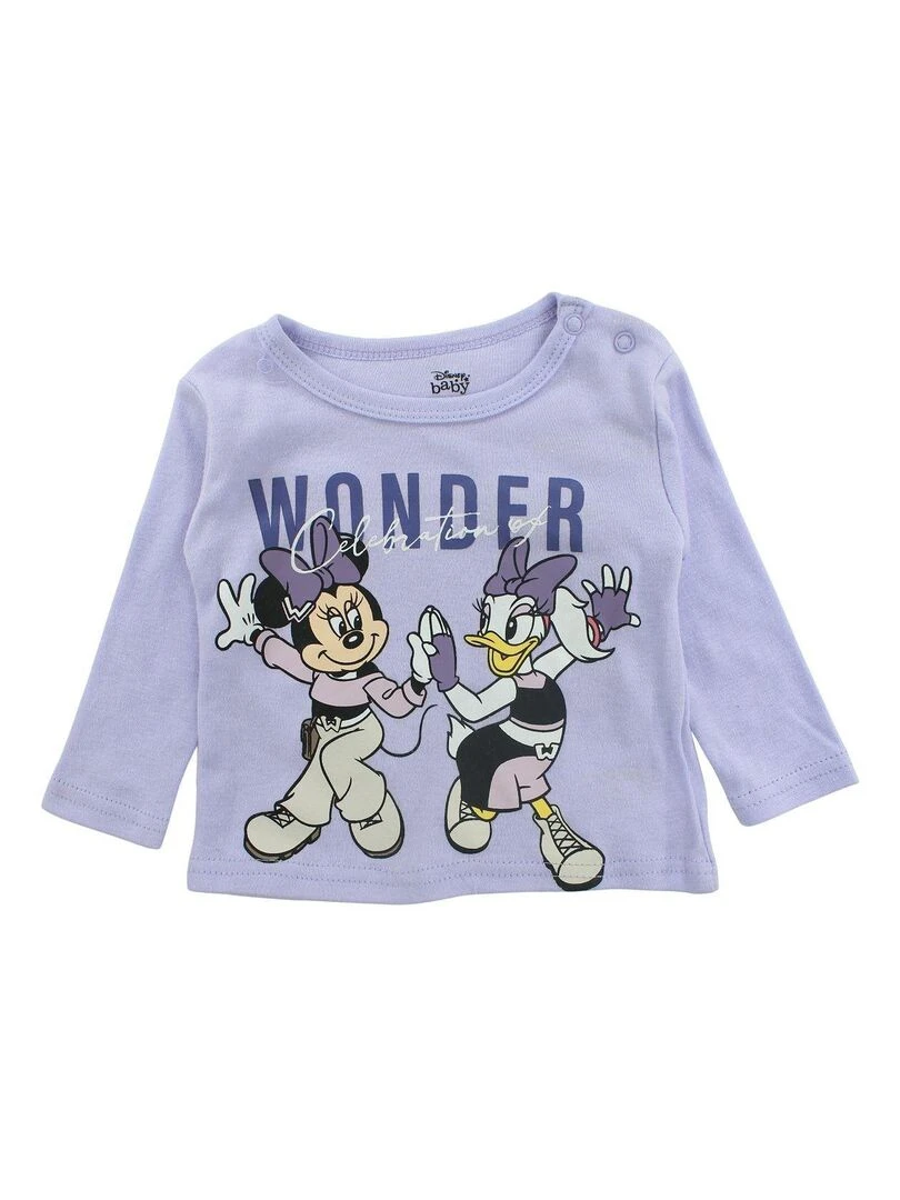 Disney Ensemble Sweat pantalon bébé fille Imprimé Minnie Violet