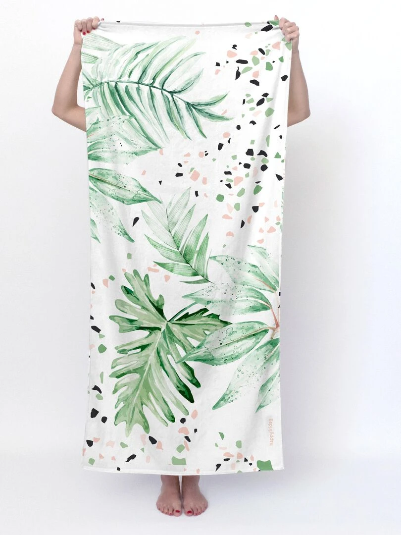 Serviette Delicate "Happyfriday" Blanc