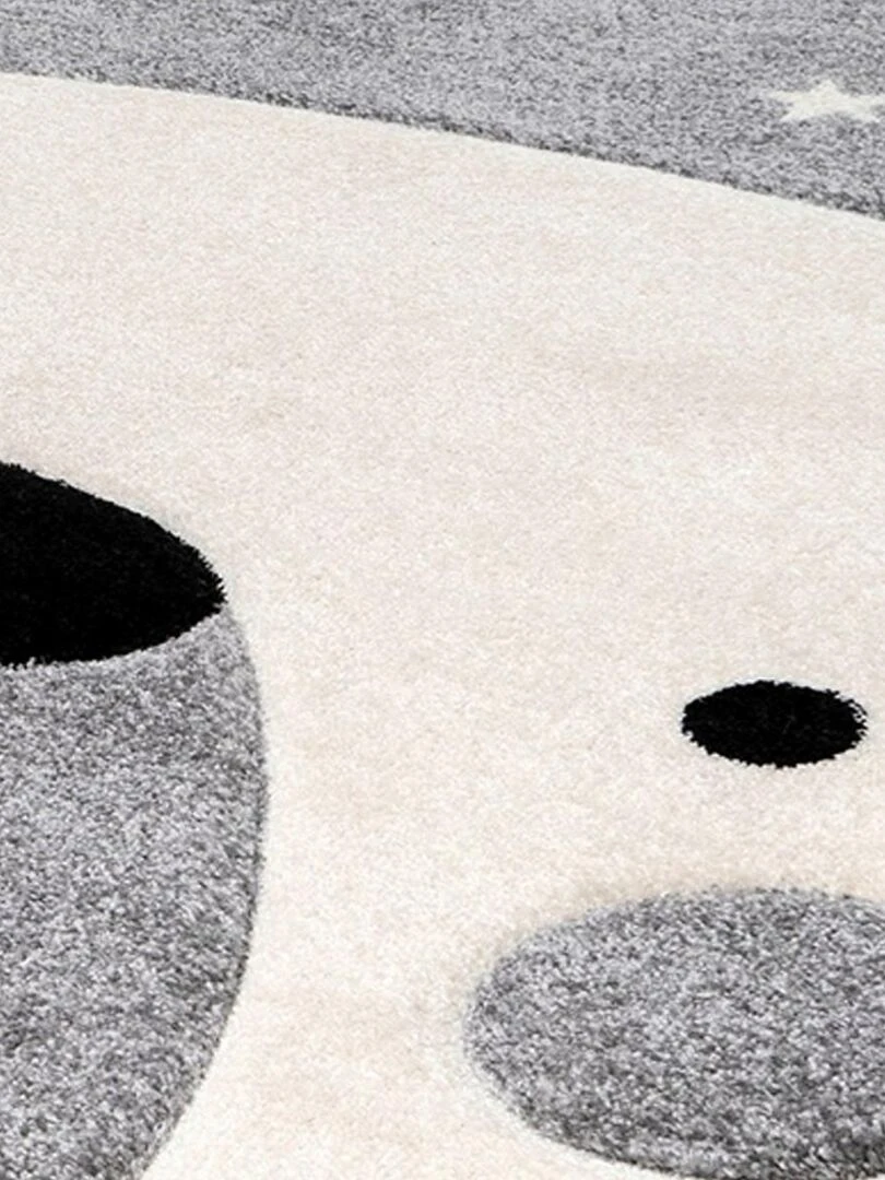 Tapis enfant OURSE OURIM LL en polypropylène doux et soyeux   Gris