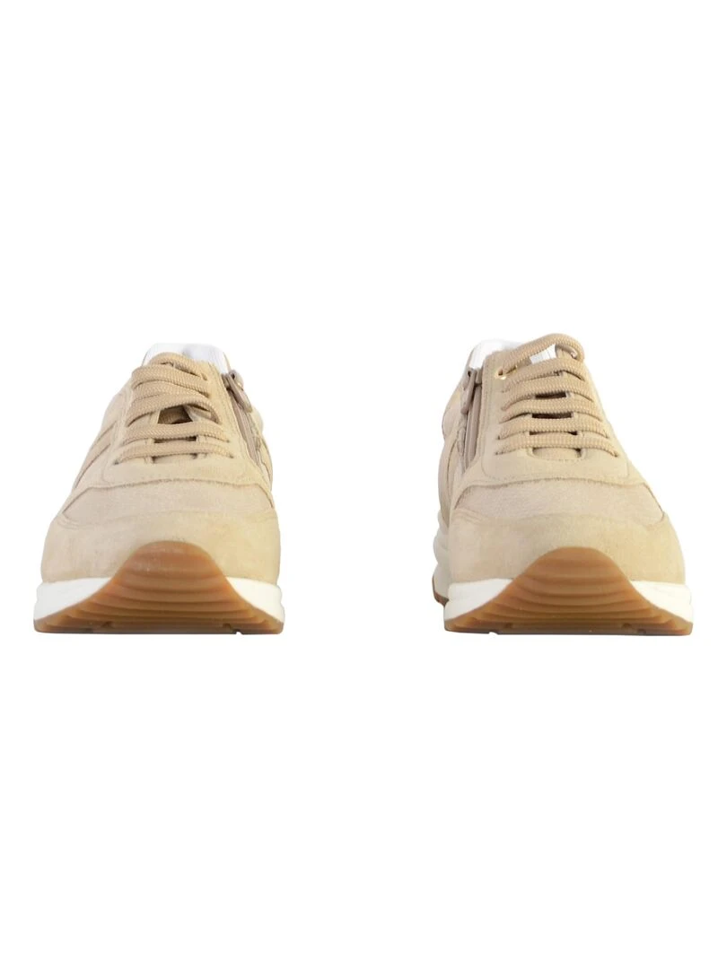 Basket Cuir Geox Airell   Gris