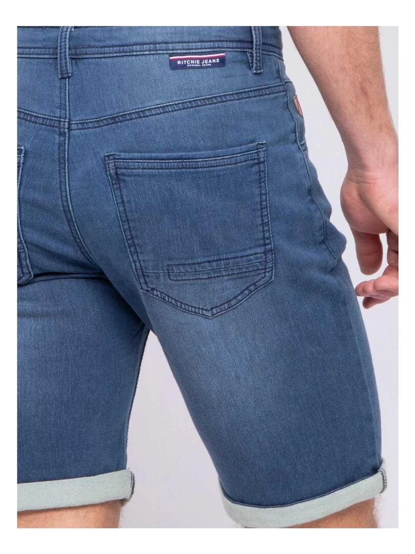Bermuda en jean BRICO   Bleu clair