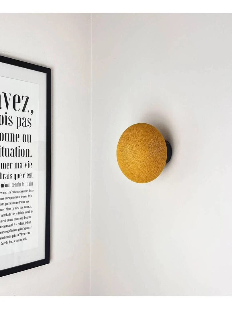 Applique Apapa   Jaune moutarde