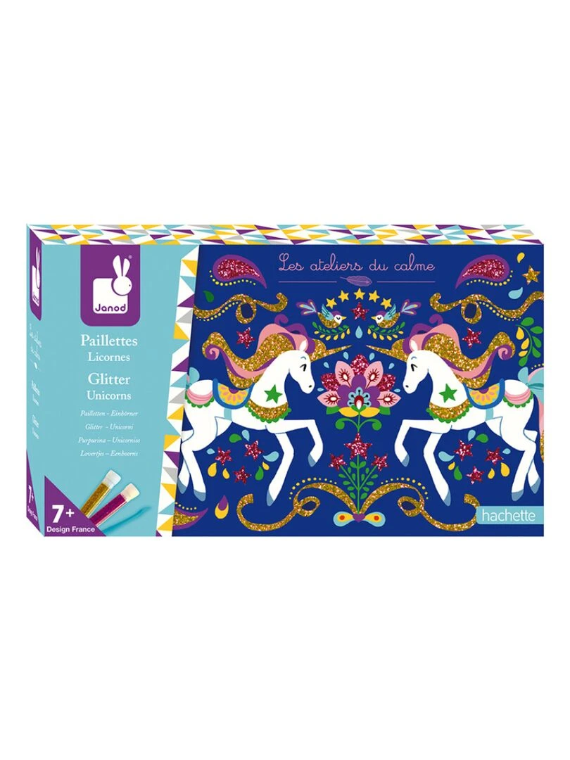 Cartes à pailleter Licornes Les ateliers du calme N/A