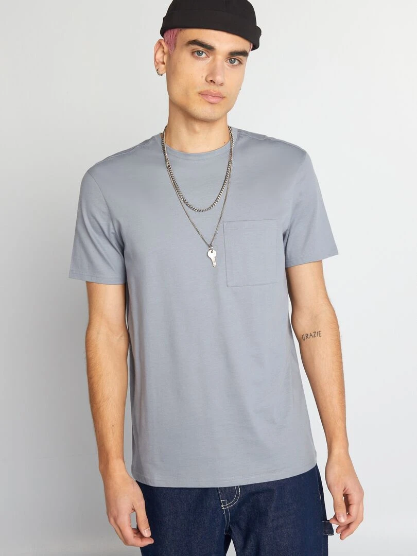 T shirt basique Bleu