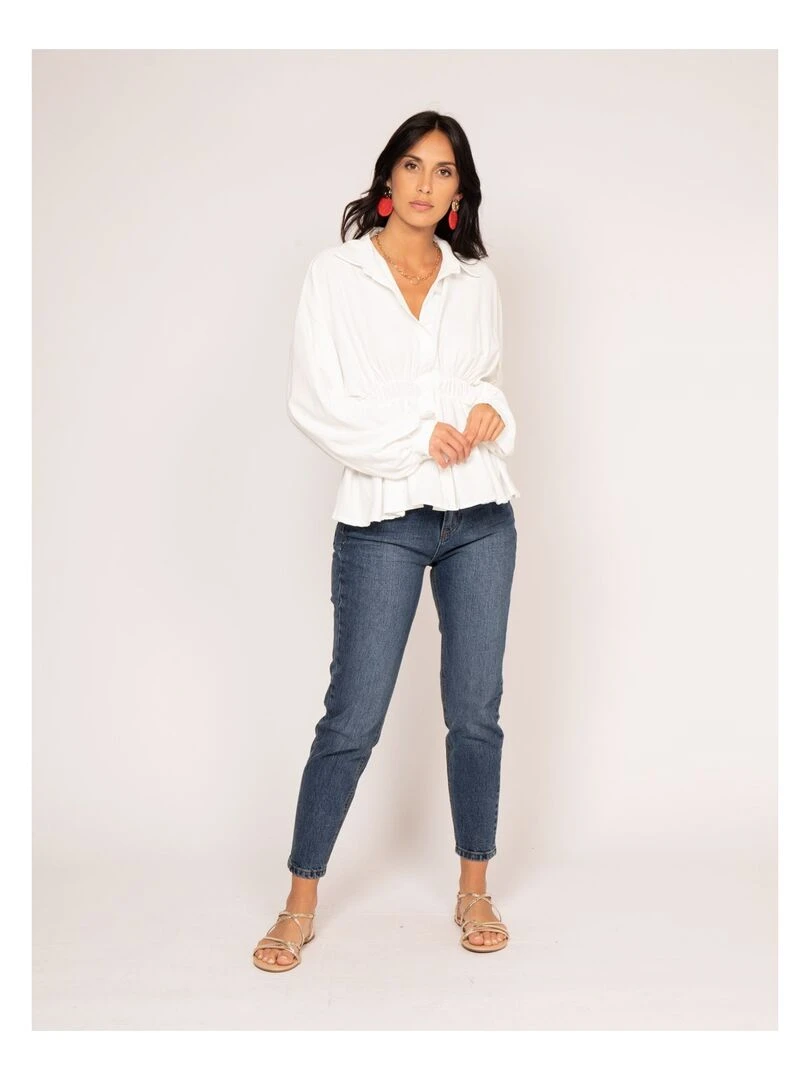 Chemise fluide OCEANIE   Ecru