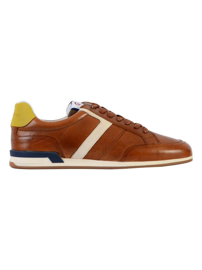 Basket Cuir Redskins Dinamo Marron
