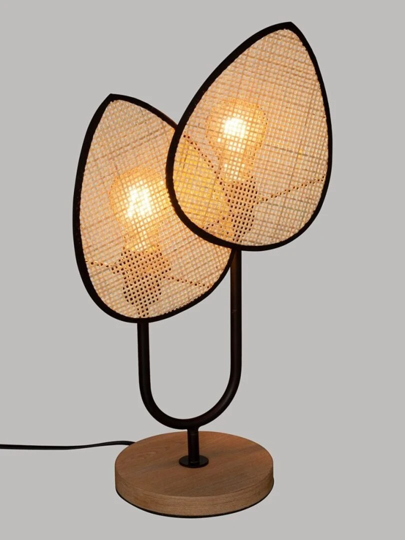 Lampe à poser Olme naturel H44 Beige