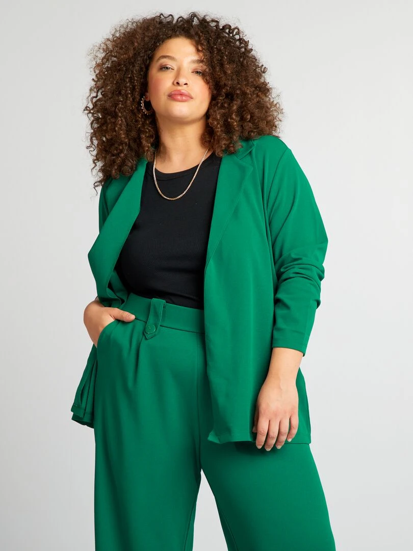 Veste de tailleur fluide 'Only Carmakoma' Vert