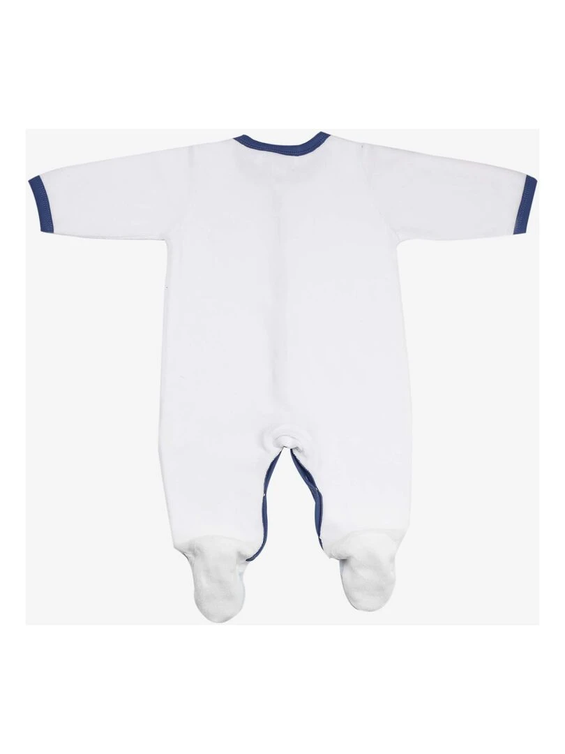 Pyjama velours   Blanc