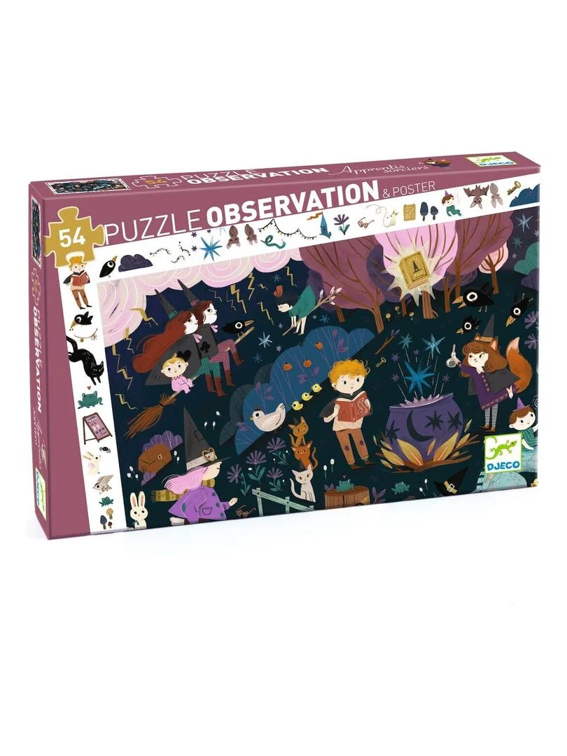 Puzzle Observation Apprentis Sorciers 54 Pcs   N/A