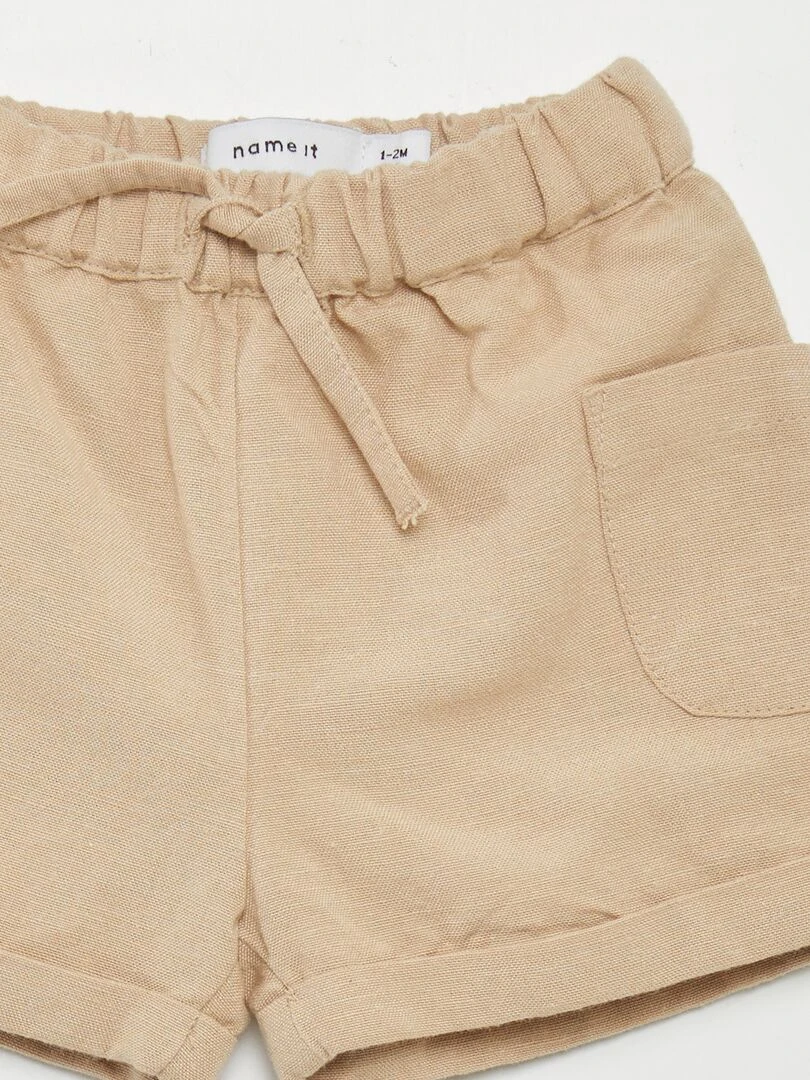 Short léger   Beige