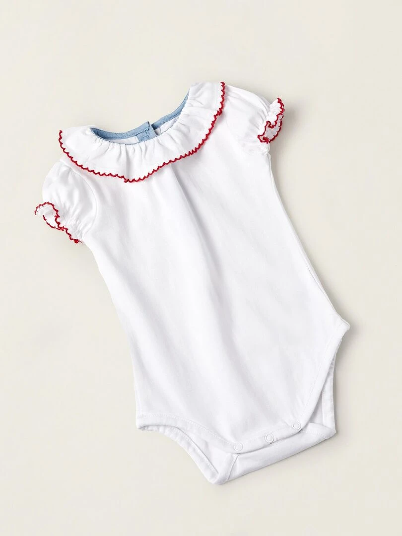 Body + Combinaison pour Nouveau Née  ATLANTIC COMPANY   Blanc
