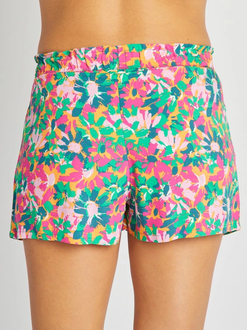 Short de pyjama fluide   Orange