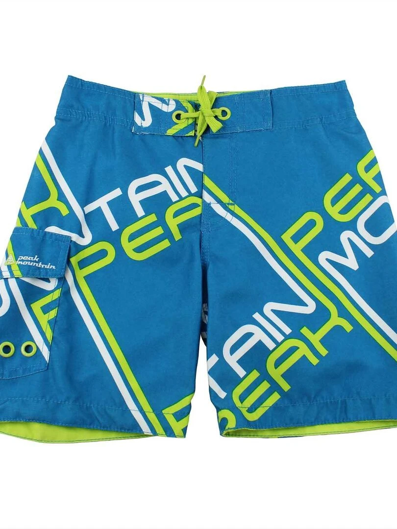 Bermuda de bain homme COUMEA PEAK MOUNTAIN Bleu