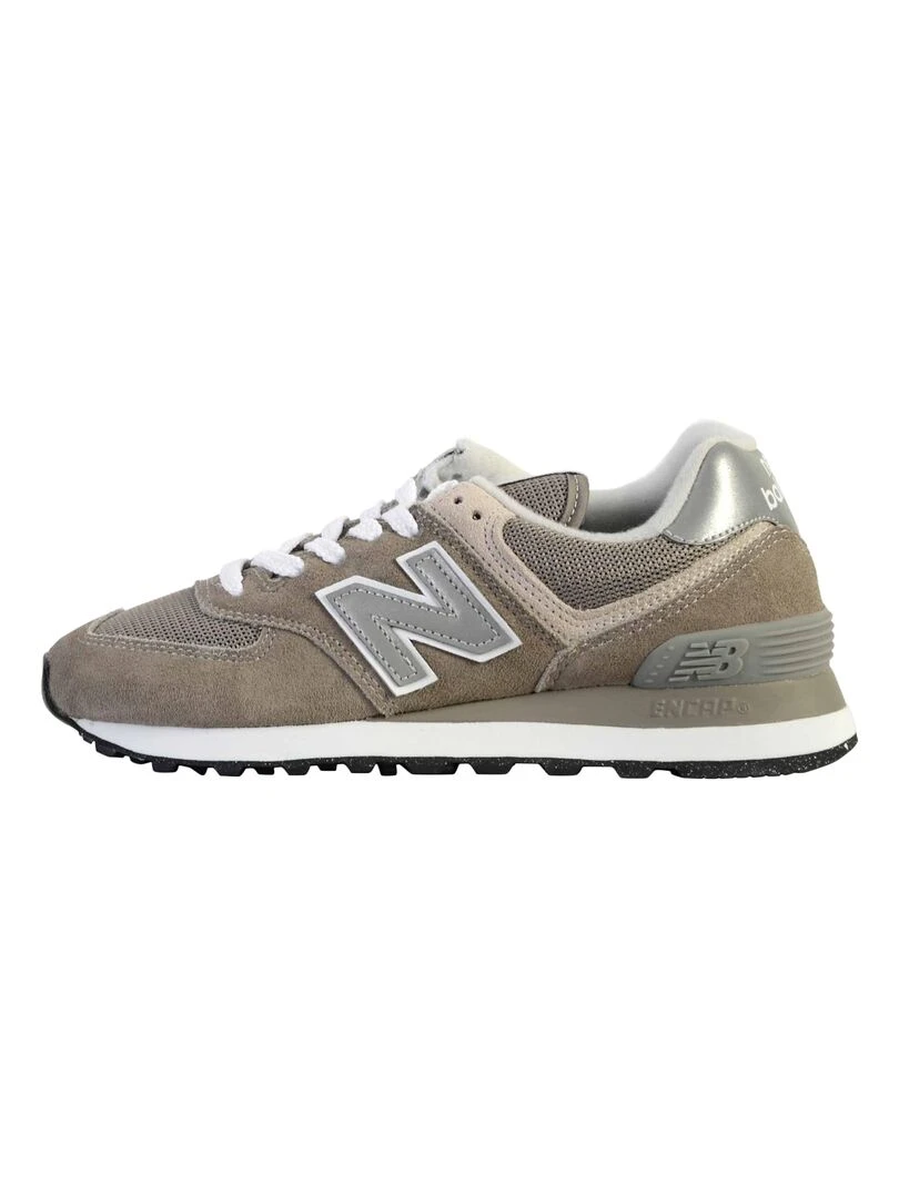 Basket Cuir New Balance 574 * Vert