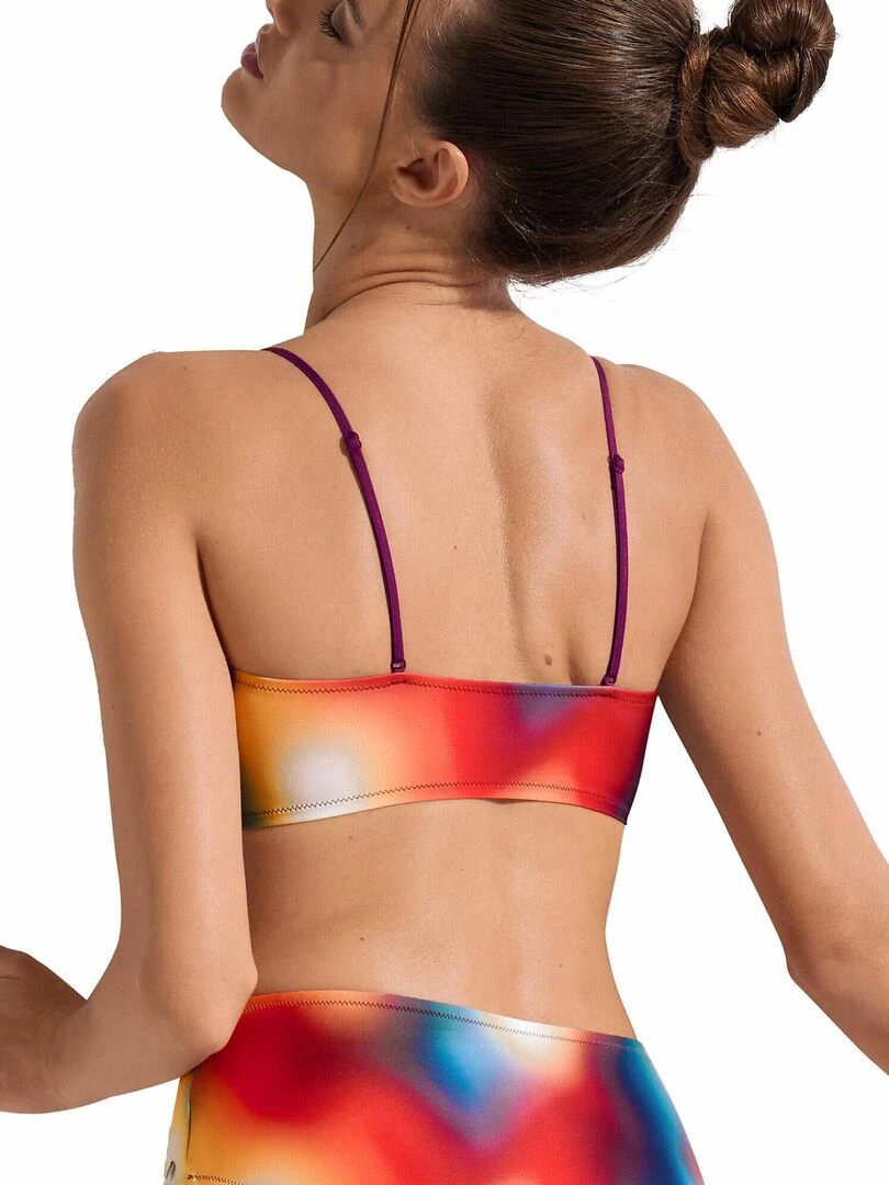 Haut maillot de bain bandeau sans armatures Olympia Multicolore