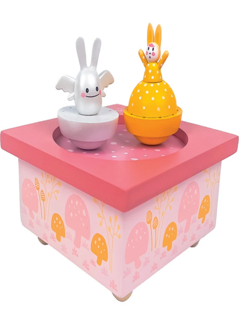 Boîte à musique magnétique Ange Lapin Printemps (11 5 x 8 5 cm) N/A