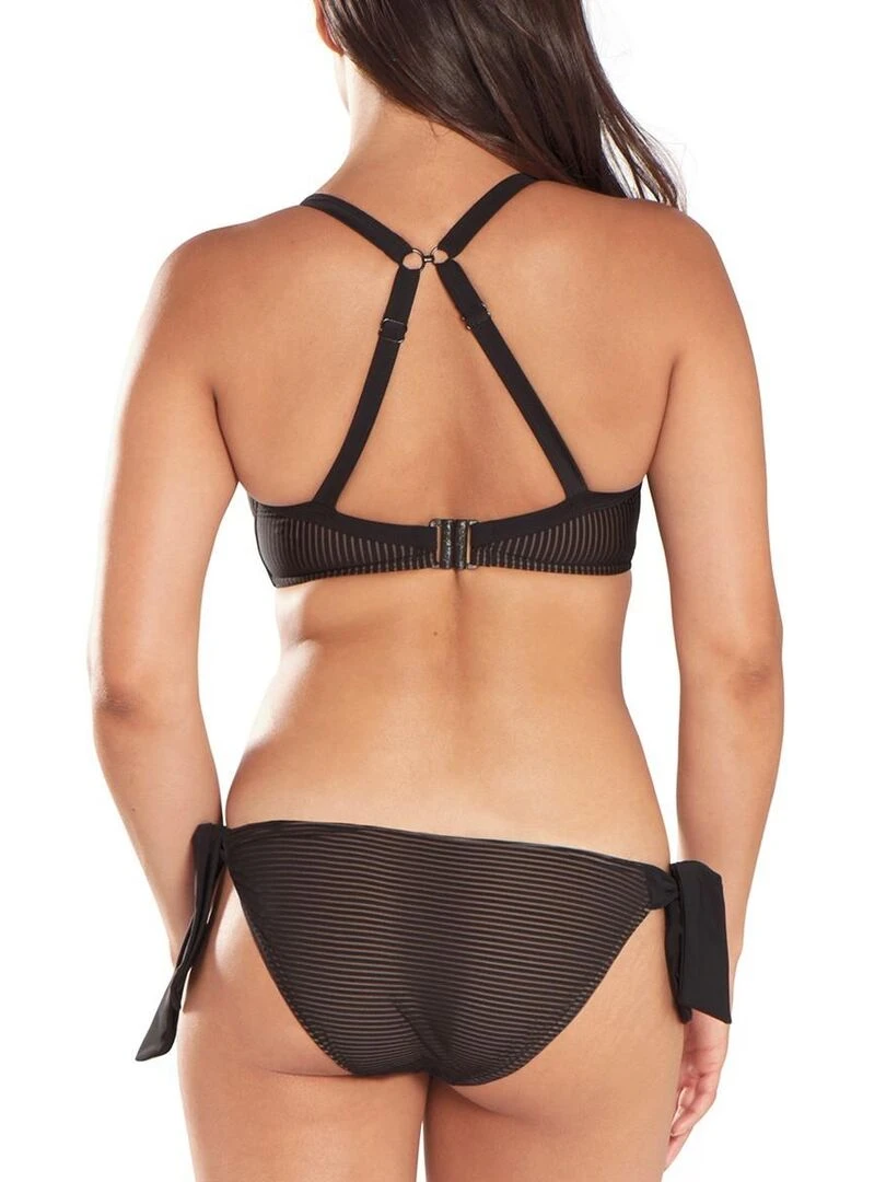 Bas de maillot de bain réglable Onyx   Noir