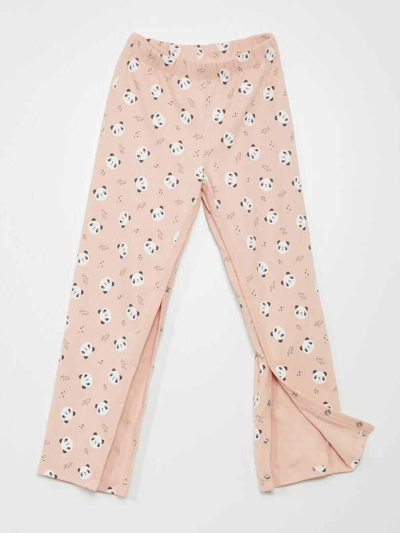 Pantalon avec ouverture à pressions So Easy Rose