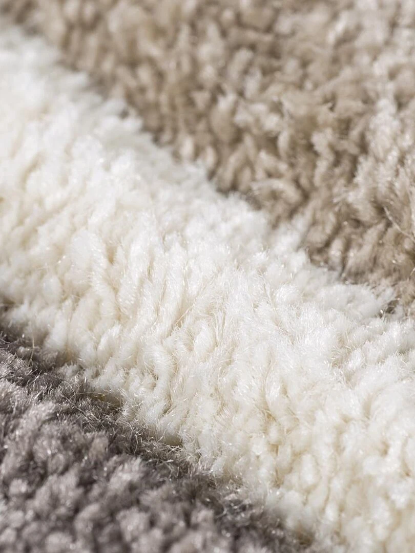 Tapis salon CURCU tissé Marron