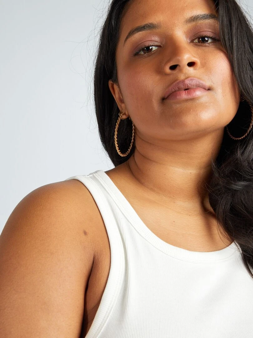 Débardeur uni   blanc