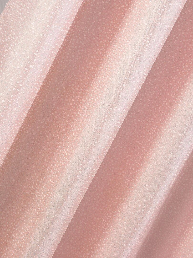 Paire de rideaux obscurcissant à point blanc Rose clair