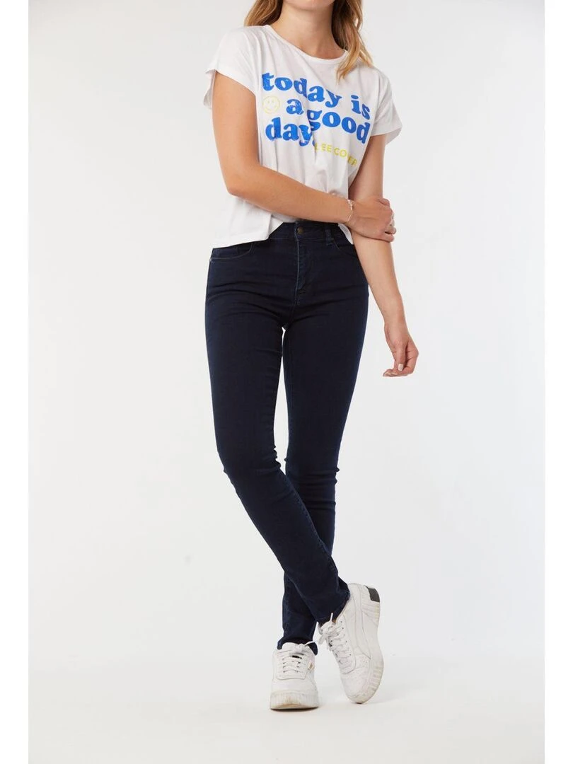 Lee Cooper   Jean coton slim LC135   Bleu